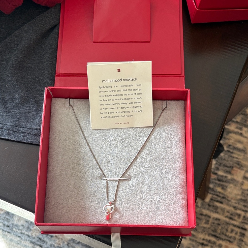 Silver Necklace with Heart Pendant